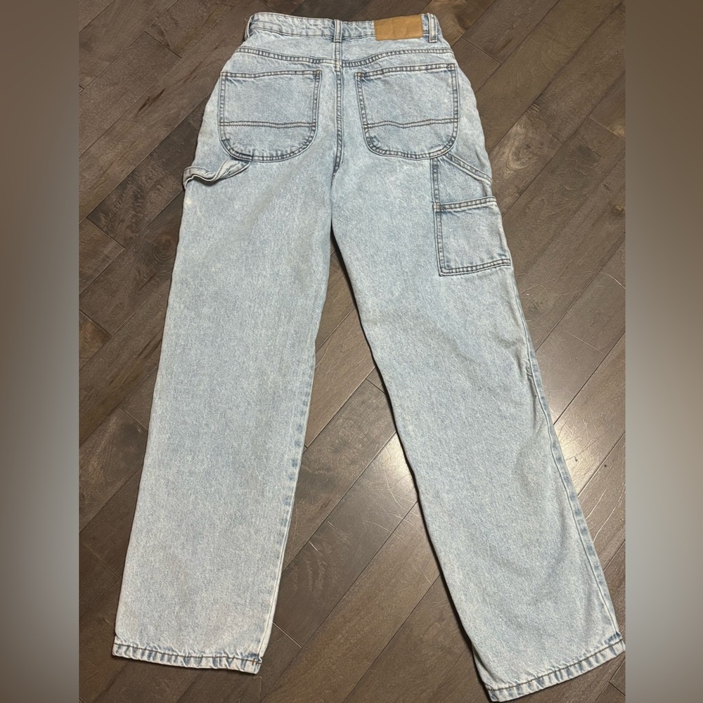 Cotton On Carpenter Jeans Women’s Size 2 (AU 6 / EU 34) – Light Wash Denim - Picture 3 of 10